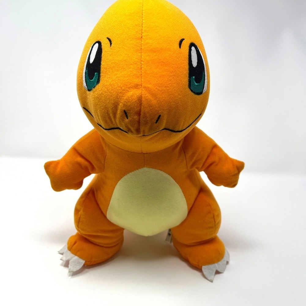The Toy Factory Pokemon Charmander Plush Stuffed Animal Orange 13 Inch with tags - Picture 2 of 15